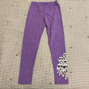 NWT Girls Stormtroopers Star Wars Disney leggings size 7
